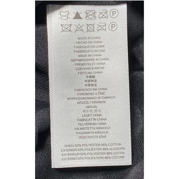 Michael Kors Black Leaf Print Short Sleeve Fit Flare Dress Size 8 NWT - Picture 7 of 8